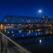 Bremen-Train bridge blue hour