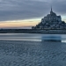 Le Mont Saint Michel-Sonnenuntergang