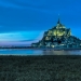 Le Mont Saint Michel-Blaue Stunde
